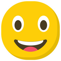 Fototapeta premium Surprised face mouth stuck open 