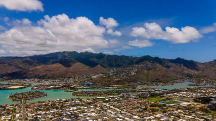  Aerial Hawaii kai, East Honolulu  Oahu, Hawaii