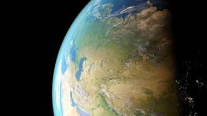 Russia seen from space © Fox_Dsign