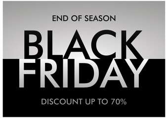 Black Friday Sale banner. Vector Illustration EPS 10.