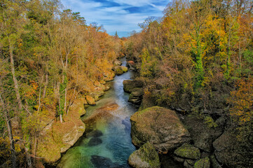 Erlaufschlucht bei Purgstall; Purgstall; Niederöstereich; Österreich