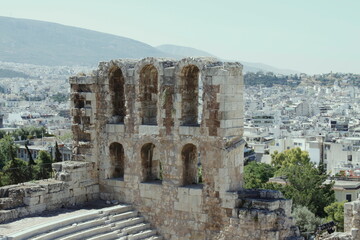 Fototapeta na wymiar ruins of the ancient roman forum