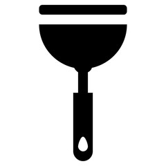 
A kitchen spatula for cake and fried stuff  serving 
