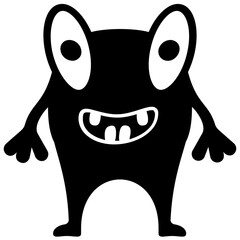 
Krumm monster having two eyes 
