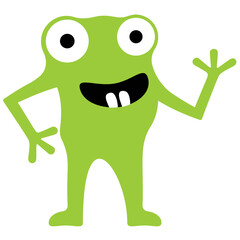 
Krumm monster having two eyes 
