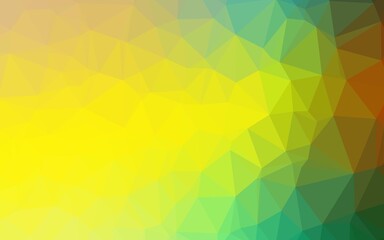 Obraz premium Dark Blue, Yellow vector abstract mosaic background.