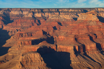 South Rim Grand Canyon before sunset, Arizona, USA