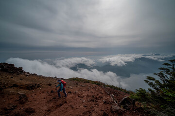 Fototapeta premium hiking in the mountains