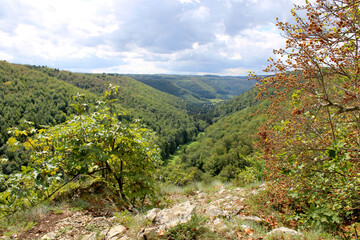 Aussicht auf ein Tal