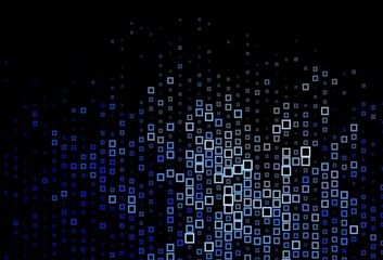 Dark BLUE vector texture in rectangular style.