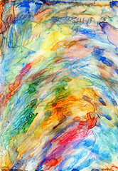abstract watercolor hand painted