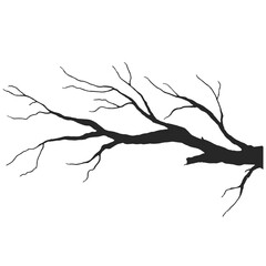 tree branch design halloween design vector drawing