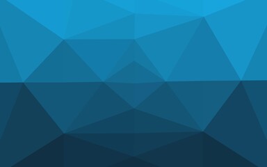 Light BLUE vector abstract mosaic backdrop.