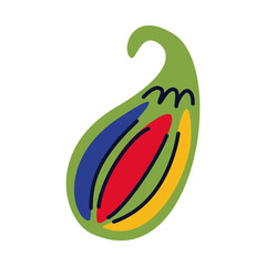 chili peppers hot vegetables on fire flat style icon