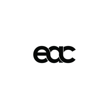 eac letter original monogram logo design