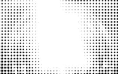 Grunge halftone dots vector texture background. Pixel