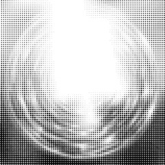 Grunge halftone dots vector texture background. Pixel