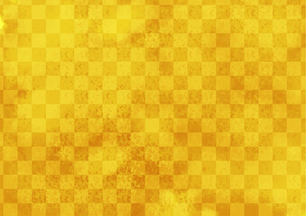 市松模様の染め和紙　水彩テクスチャ