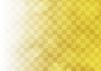 市松模様の染め和紙　水彩テクスチャ