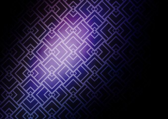 Dark Pink, Blue vector pattern with narrow lines.