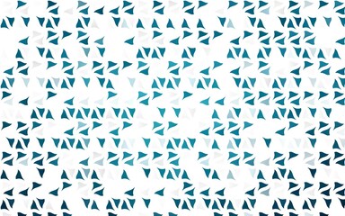 Light BLUE vector background with triangles.