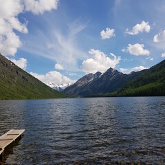 lake in the mountains