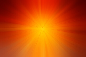 Obraz premium Abstract surface of blur radial zoom in orange, red and yellow colors. Bright and juicy background with radial, diverging, converging lines.