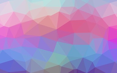 Light Multicolor, Rainbow vector abstract polygonal layout.