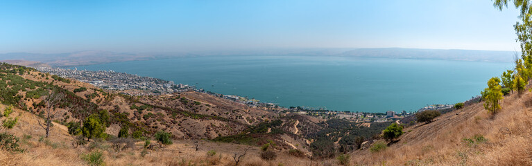 Tiberias and the Sea of Galilee in Israel