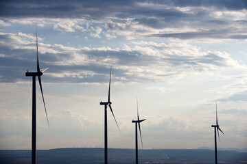 Obraz premium Renewable wind energy concept