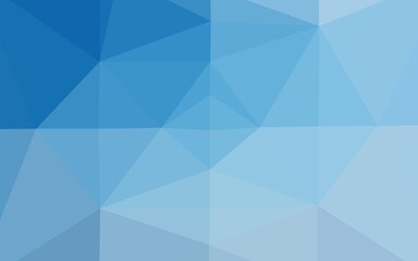 Light BLUE vector polygon abstract layout.