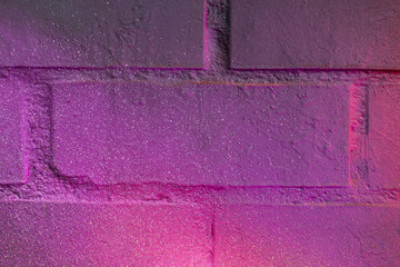 Art under ground. Beautiful street art graffiti background. The brick wall is decorated with abstract drawings house paint. Modern style urban culture of street youth. Abstract picture on wall