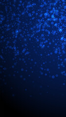 Magic stars sparse Christmas background. Subtle fl