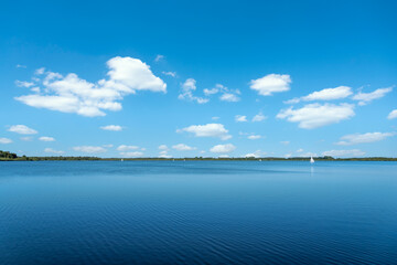 Obraz premium Lake Bederkesaer See in Bad Bederkesa