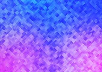 Light Pink, Blue vector pattern in square style.