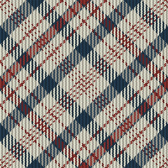 Plaid pattern seamless. Check fabric texture. Stripe square background. Vector textile design.