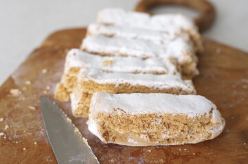 Homemade traditional apple pastila