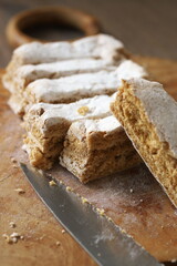 Homemade traditional apple pastila