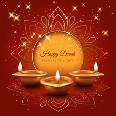 Diwali Festival Card - 384163295