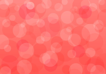 赤のほわほわ背景イラスト