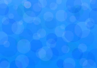 ブルーのほわほわ背景イラスト