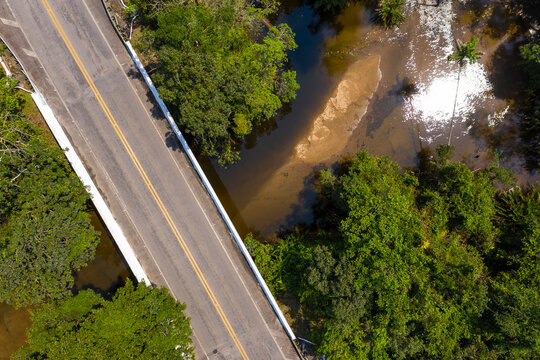 Road In The Serra Do Mar State Park, Núcleo Picinguaba, Ubatuba, São Paulo, Brazil