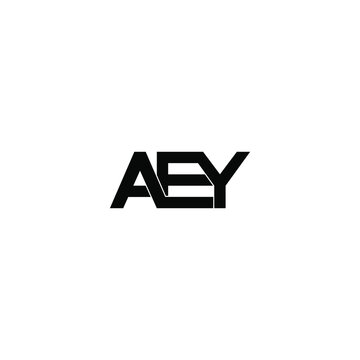 aey letter original monogram logo design