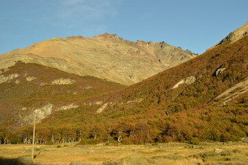 Obraz premium Road tripping in stunning landscapes on the Carretera Austral of Patagonia, Chile