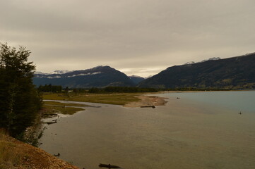 Road tripping among amazing scenery and landscapes on the Carretera Austral dirtroad through Patagonia, Chile