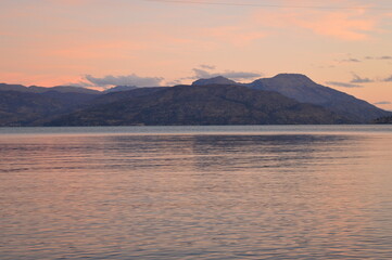 Road tripping on the scenic Carretera Austral dirtroad through mountains and glaciers in Patagonia, Chile