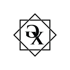 Letter GX luxury logo design vector