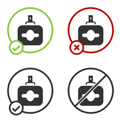 Fototapeta premium Black Perfume icon isolated on white background. Circle button. Vector.