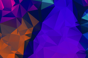 Obraz premium Abstract Color Polygon Background Design, Abstract Geometric Origami Style With Gradient. Presentation,Website, Backdrop, Cover,Banner,Pattern Template