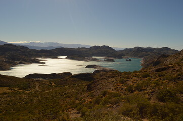 Road tripping among amazing scenery and landscapes on the Carretera Austral dirtroad through Patagonia, Chile